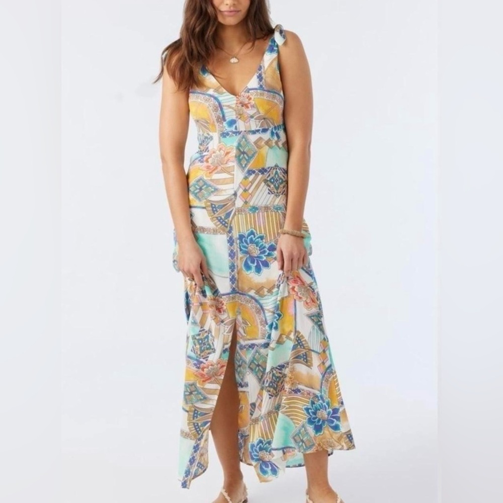 O'Neill Multicolor Patchwork “Harlem Maxi” Dress … - image 1